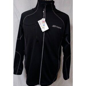 New North End Mens Medium Black Gravity Performance Full Zip Fleece Jacket